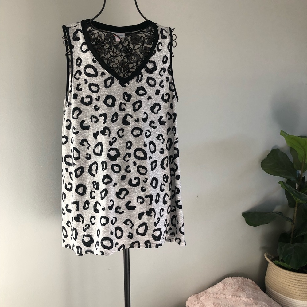 NWOT Lularoe Cheetah Tank Top-S